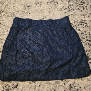 Orvis Active Skort Golf Tennis Womens Size M Navy Blue